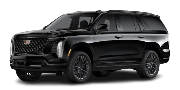 Black Cadillac Escalade luxury SUV